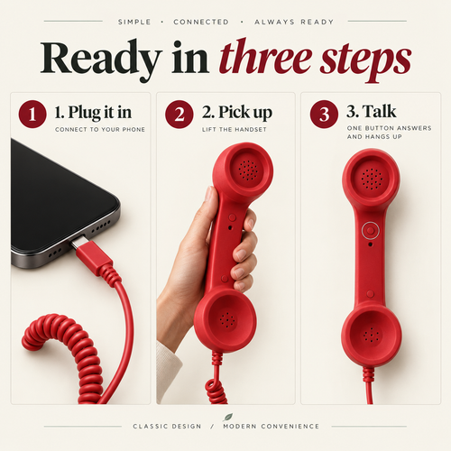OldDial™ Retro Handset
